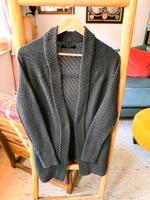 Stickjacke lang/ Grün/Grau Hamburg - Harburg Vorschau
