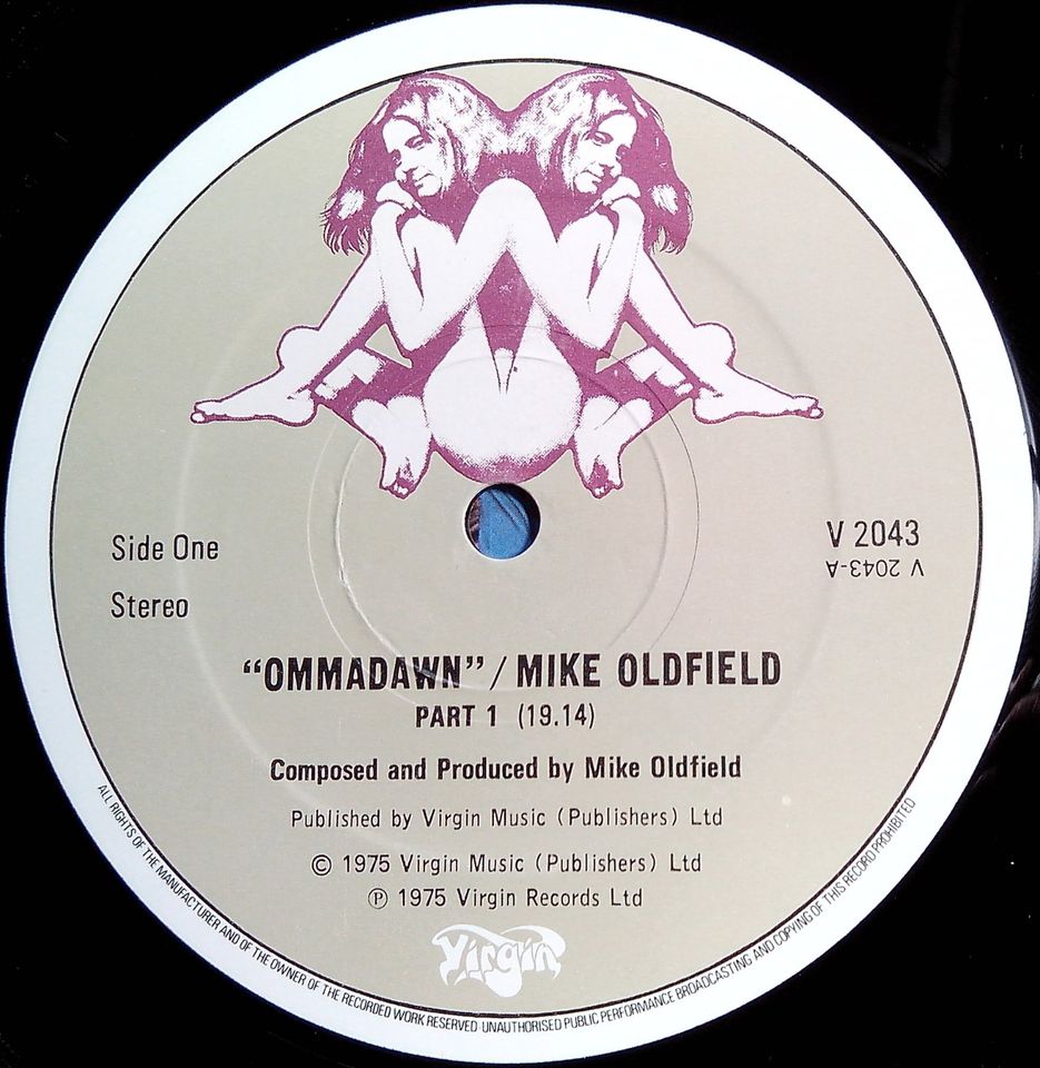 Vinyl Rock LP Mike Oldfield Ommadawn Virgin UK 1975 in Berlin