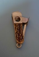 Solingen Dottatus Cigar Cutter Zigarettenschneider Horn Jagd Niedersachsen - Großheide Vorschau