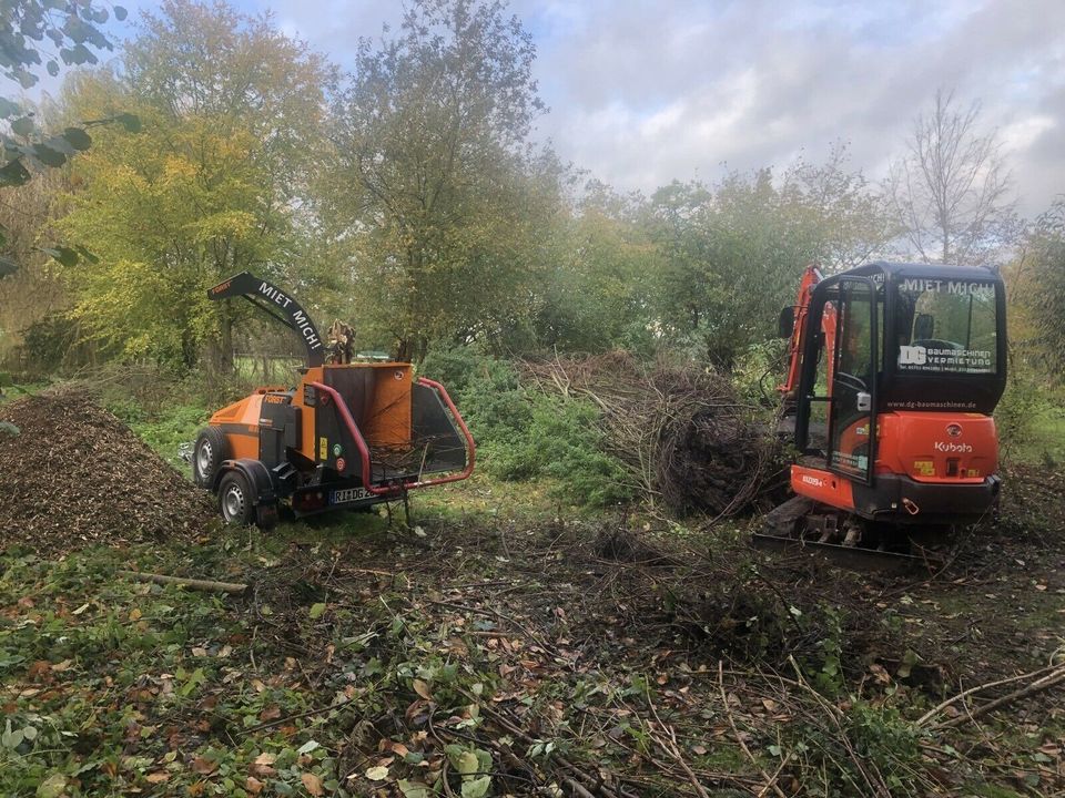 ✔ Kegelspalter Holzspalter Minibagger mieten leihen Vermieten in Porta Westfalica