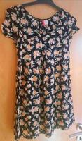 Schönes Sommerkleid (v.H&M), Gr.S, schwarz/apricot/grün Hessen - Grebenhain Vorschau