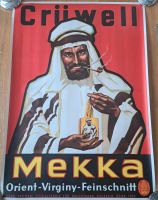 Altes Plakat 1935 CRÜWELL MEKKA Araber Tabak Werbung Reklame Bayern - Lindau Vorschau