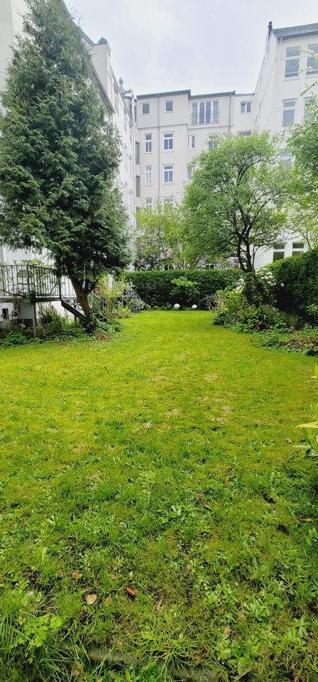 Hamburg Generalsviertel Eimsbüttel Möblierte 2 Zimmer Hochparterre Wohnung mit Garten in Hamburg