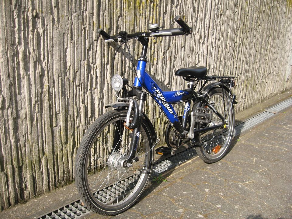 Pegasus Avanti Fahrrad für Kinder; 20 Zoll; blau; mit Klingel, in Darmstadt