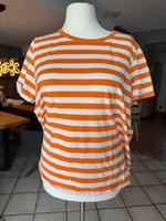 TCM Tchibo T-Shirt 52/54 essential weiß orange gestreift Hessen - Gießen Vorschau