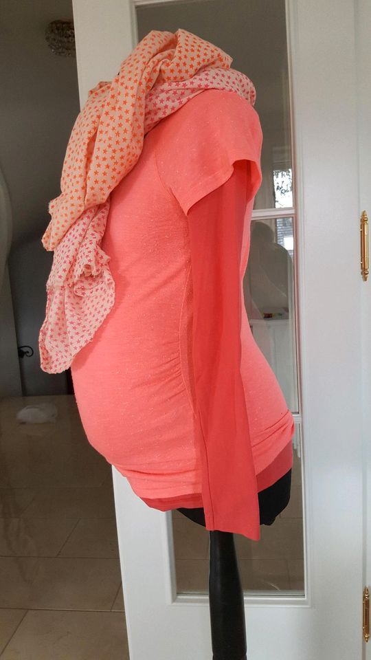 Mama Licious Shirt Umstandsmode Schwangerschaft pink neon, Gr. S in Stuttgart