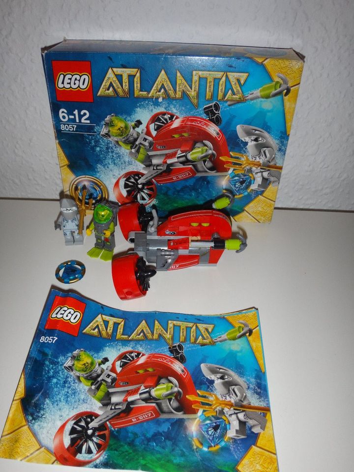 Lego Atlantis 8061, 8077, 8057, 3 Schatzräder und 3 Figuren in Hamburg