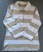 Tommy Hilfiger Polo langarm weiß beige Gr.XL München - Schwanthalerhöhe Vorschau