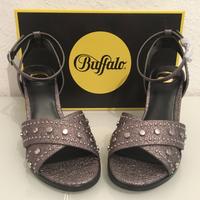 ❤NEU_Buffalo Sandalette/Schuhe anthrazit_Nieten_Gr. 39_NP: 120€❤ Köln - Porz Vorschau