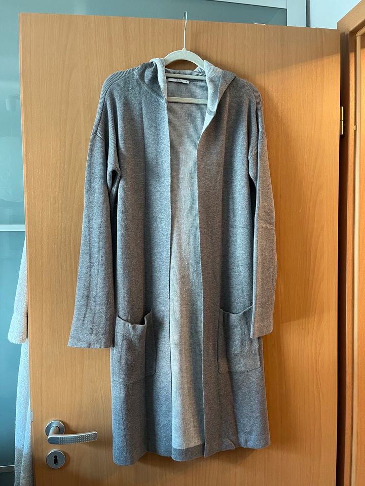 Cardigan wollmantel Longcardigan grau EDC ESPRIT M knielang in Augsburg