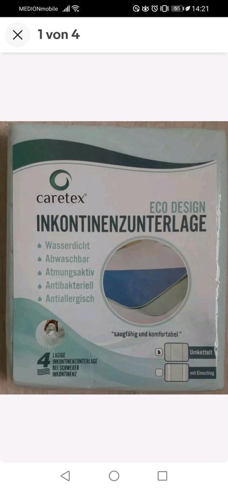 Neu Inkontinenz-Unterlagen in Schöneck