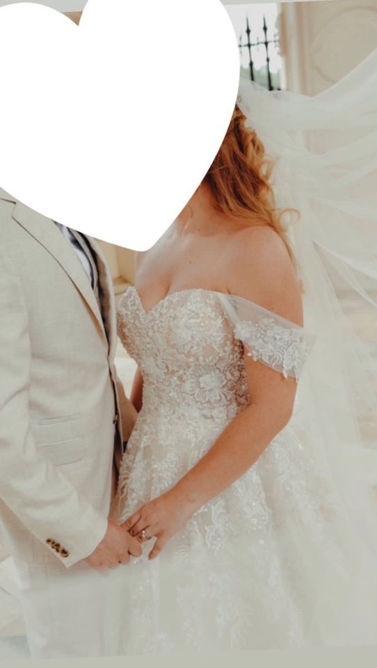 Brautkleid * Hochzeitskleid * Demetrios * Floral * Prinzessin * in Köln