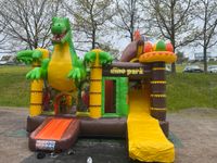 Hüpfburg Multiplay Dinopark mit Rutsche zu vermieten Rheinland-Pfalz - Waldmohr Vorschau