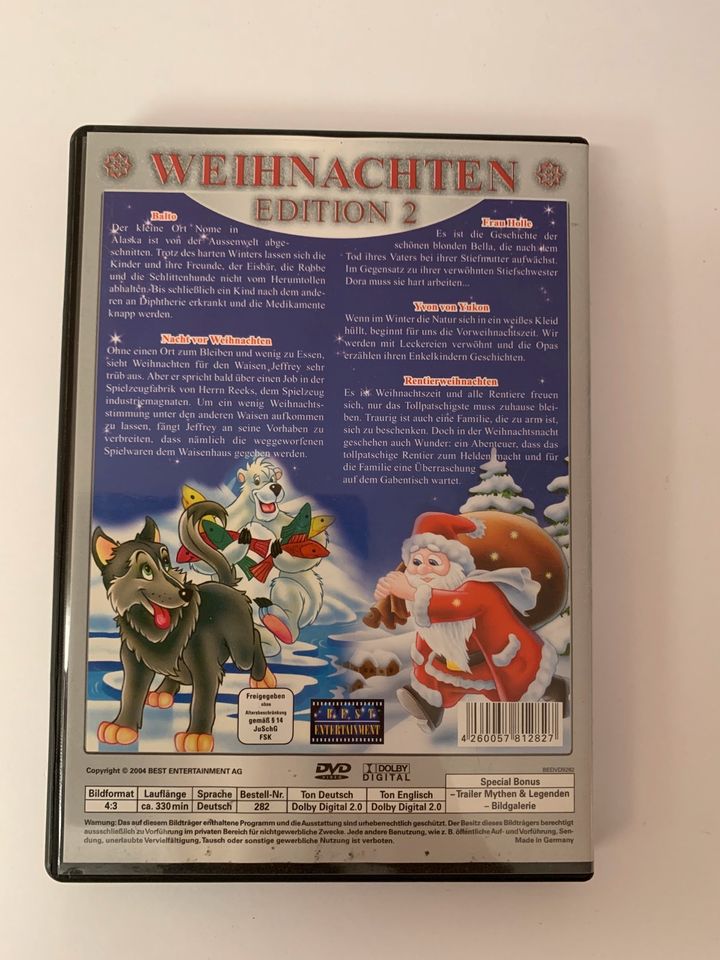 Weihnachten Edition 2 Doppel-DVD mit 5 Filmen in Gifhorn