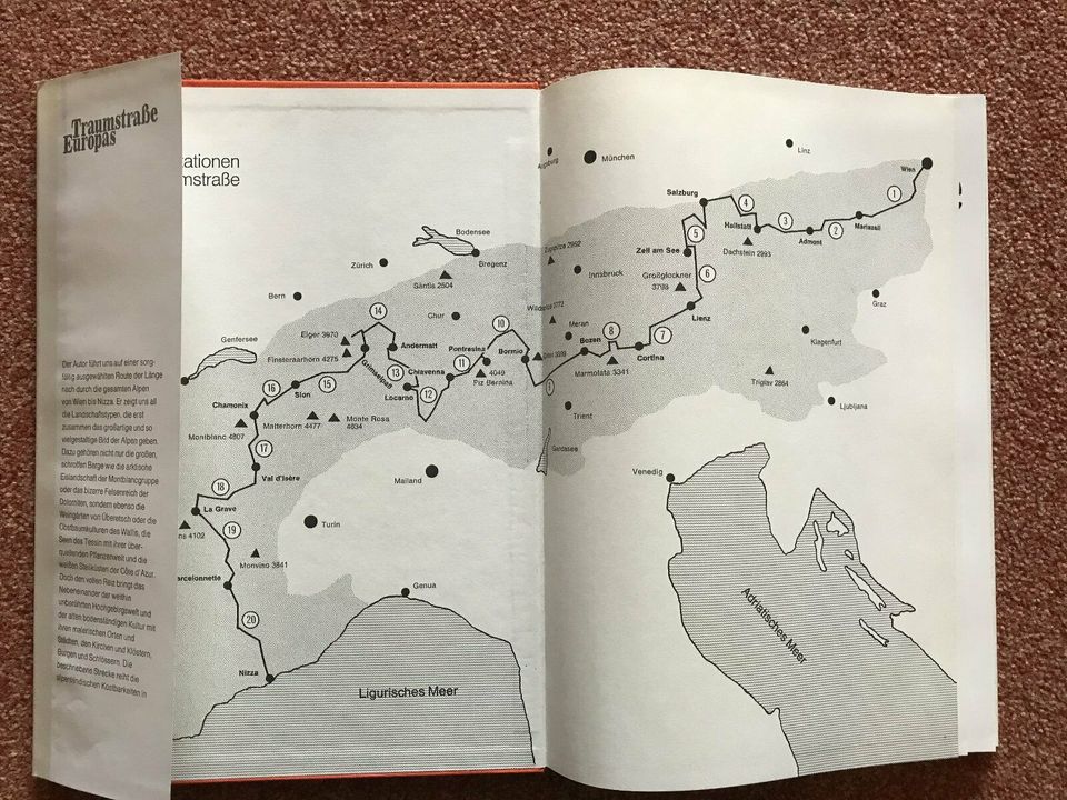 Traumstraße Europas von DieterSeibert, Bildband von 1973, wie neu in Hamburg