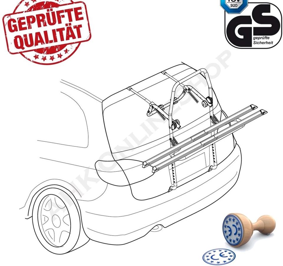 SEAT IBIZA Heck-Fahrradträger Logic 2 für Fliessheck IV Typ 6J5/6 in Glauchau