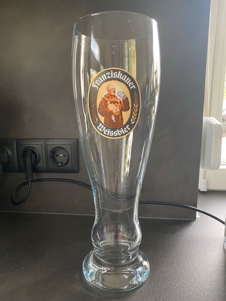 Franziskaner 2 Liter Glas in Hausen i. Niederbayern