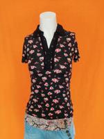 Damen Shirt Blumen Größe 34 Vintage Retro Bayern - Manching Vorschau
