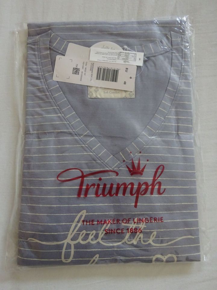 Triumph Nachthemd "Nightdresses" in Creme und grau Gr.48 NEU in Trochtelfingen