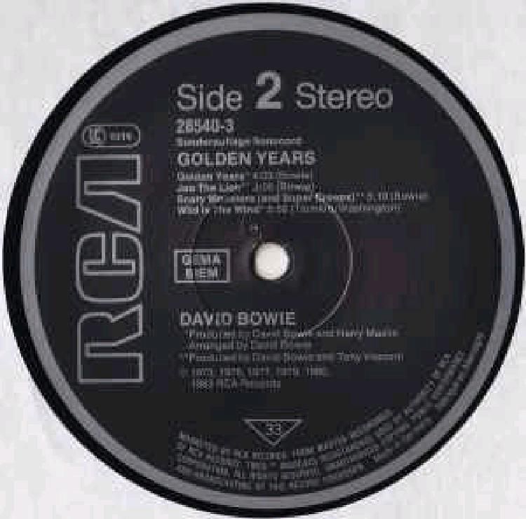 David Bowie ‎– Golden Years Vinyl Schallplatten LPs in Dorfchemnitz
