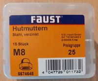 Hutmutter M8 verzinkt, 15 Stück, Faust, OVP, neu Friedrichshain-Kreuzberg - Friedrichshain Vorschau