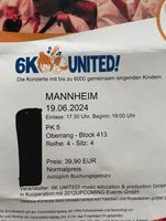 6K united Mannheim SAP Arena 19.06.2024 Baden-Württemberg - Heidelberg Vorschau