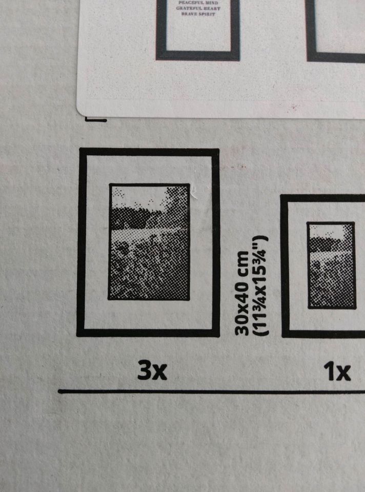 Bilderrahmen von Ikea 6x schwarz/ Knoppäng in Bönen