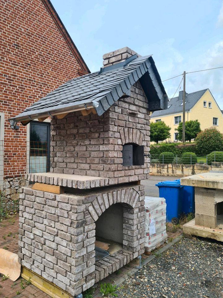 Außenküche Holzbackofen Pizzaofen HBO DIY Bausatz Schamottsteine in Hadamar