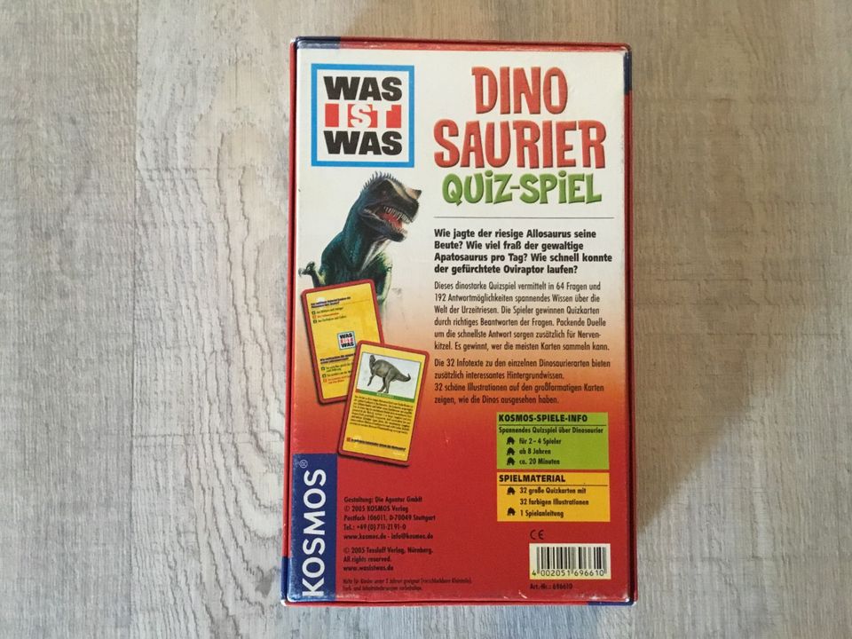 •°•.★ was ist was Dinosaurier Quiz-Spiel in Burgwedel