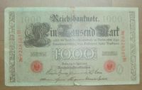 Reichsbanknote 1000 Mark 21.April1910 rot gestempelt Sammlerstück Baden-Württemberg - Konstanz Vorschau