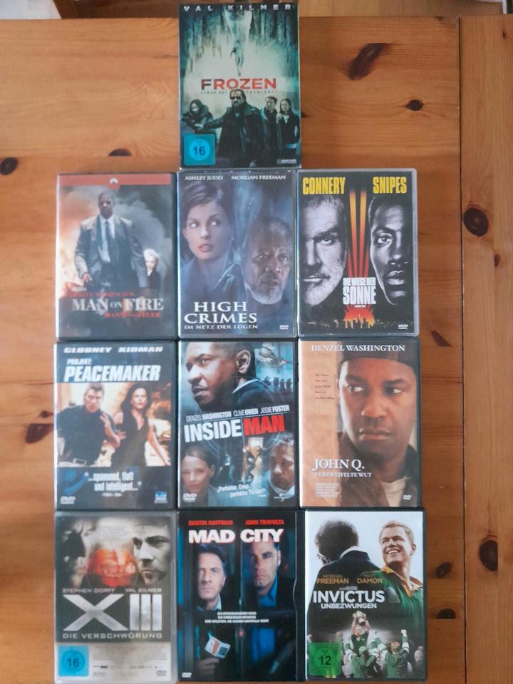 10 DVDs u. a. Frozen und XIII Die Verschwörung mit Val Kilmer in Jade