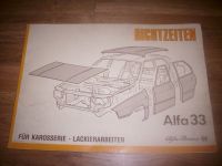 Alfa Romeo 33 " Richtzeiten Karosserie Lackierarbeiten " Typ 905 Nordrhein-Westfalen - Iserlohn Vorschau