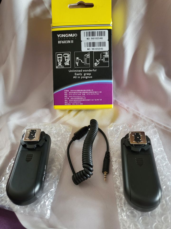 Yongnuo RF603N II Wireless Blitzauslöser Flash Trigger Neu+OVP in Bayreuth