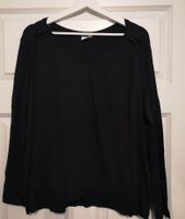 Casual Pullover Shirt Langarmshirt Longsleeve XL 44 46 schwarz Niedersachsen - Moormerland Vorschau
