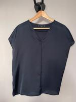 Mango Shirt loose fit Größe S Dunkelblau metallic Hessen - Trebur Vorschau