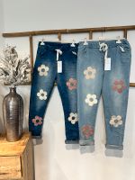 Jeans Jogpnats mit Blumem Patch made in Italy neu Essen - Steele Vorschau