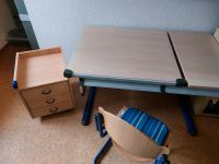 Kettler Schreibtisch, Stuhl und Rollcontainer blau oder rot Sachsen-Anhalt - Hohenmölsen Vorschau