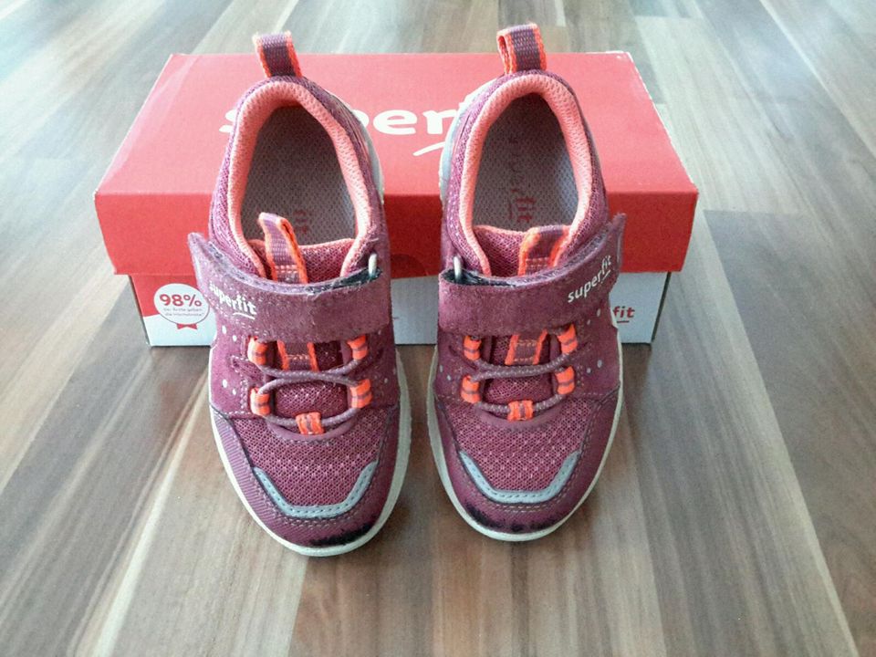 Superfit Storm Halbschuh Sneaker Sport Gr.25 pink/orange in Untergruppenbach