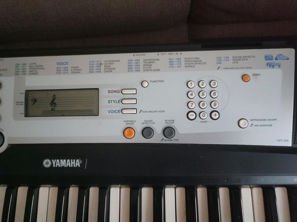 Yamaha Keyboard YPT-200 in Klipphausen