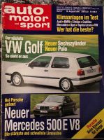 Auto Motor Sport Aug 1990 Mercedes 500E W124 VW Golf VR6 Toy MR2 Sachsen - Oppach Vorschau