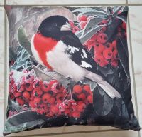 Dekokissen Couchkissen Sofakissen 40 x 40 cm Vogel Hagebutten Dithmarschen - Buesum Vorschau