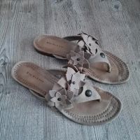 Deichmann 5 TH Avenue Leder Gr. 40 taupe Hessen - Taunusstein Vorschau