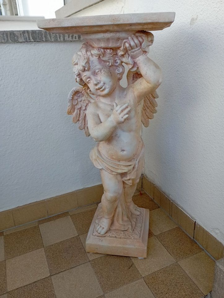 Garten Figur Engel Dekoration  Terracotta groß in Bergrheinfeld
