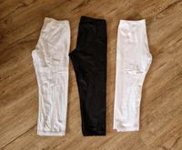 3 Leggings in 3/4-Länge mit Spitze - Größe 158 Hessen - Kassel Vorschau