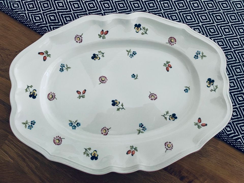 Petite Fleur Villeroy Boch | Fleischplatte grosser Teller Blumen in Schwerin