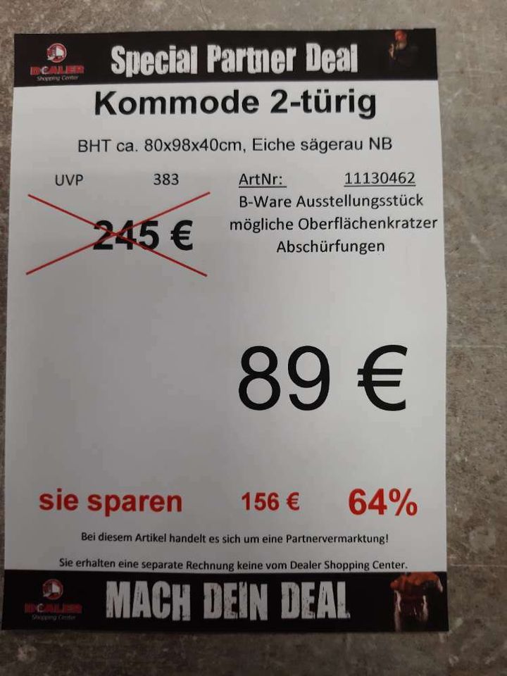 (MG) Kommode  2- türig / Kommode statt 245€ in Zeitz