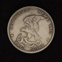 2 Reichsmark aus Silber, 1913 Berlin - Friedenau Vorschau