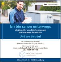 Gesucht: Zusteller (m/w/d) für Briefe in Harrislee ! Schleswig-Holstein - Harrislee Vorschau