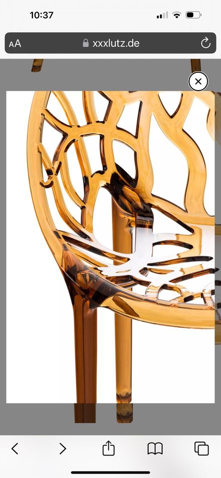 4x CLP Stühle  Farbe Bernstein Preis pro Stück 99,-€ NP 174,90€ in Weissach