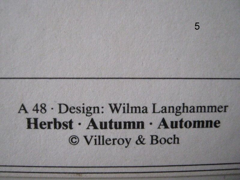 Villeroy & Boch Postkarten, Vilbo Cards in Blumberg